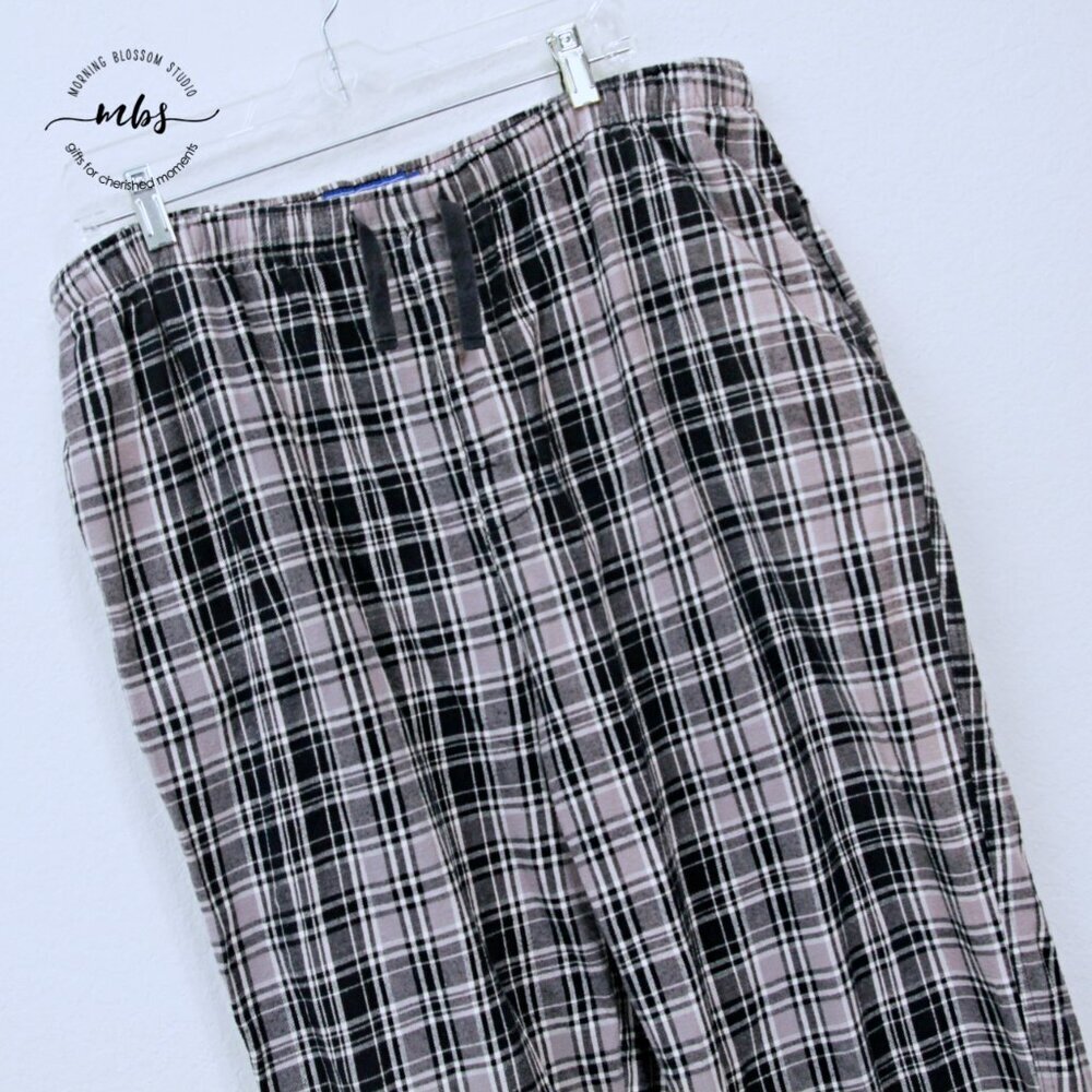 Pendleton Plaid High Drawstrings Cotton Pajama Pa… - image 4